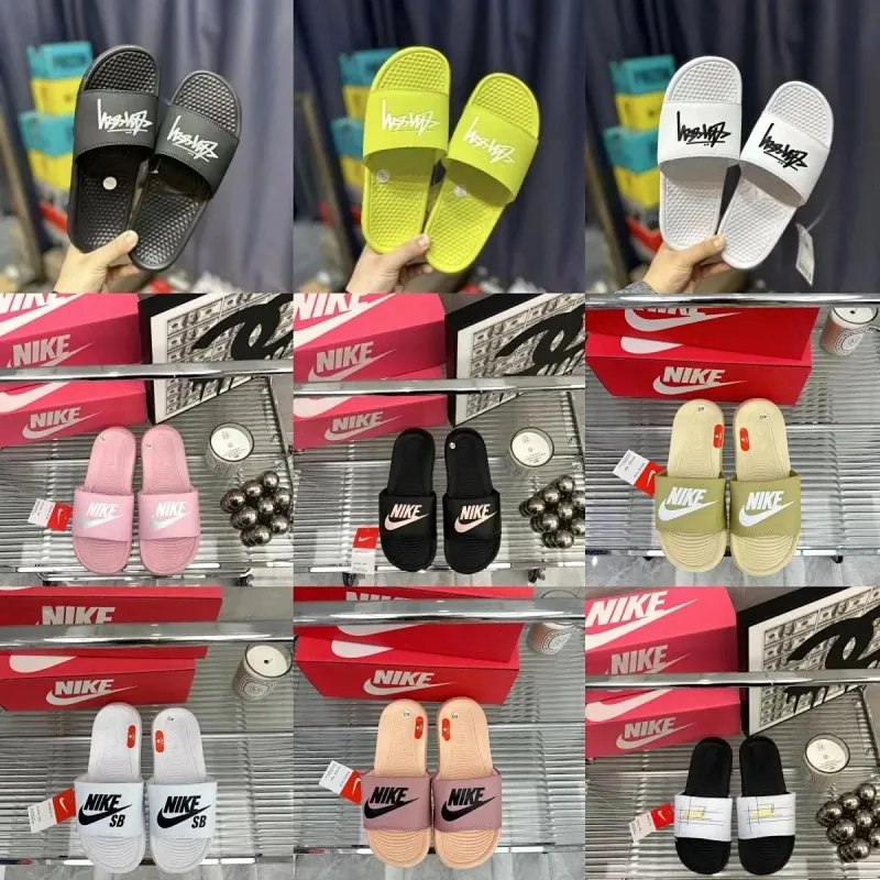 Nike Benassi Logo Slide Sandals Collection