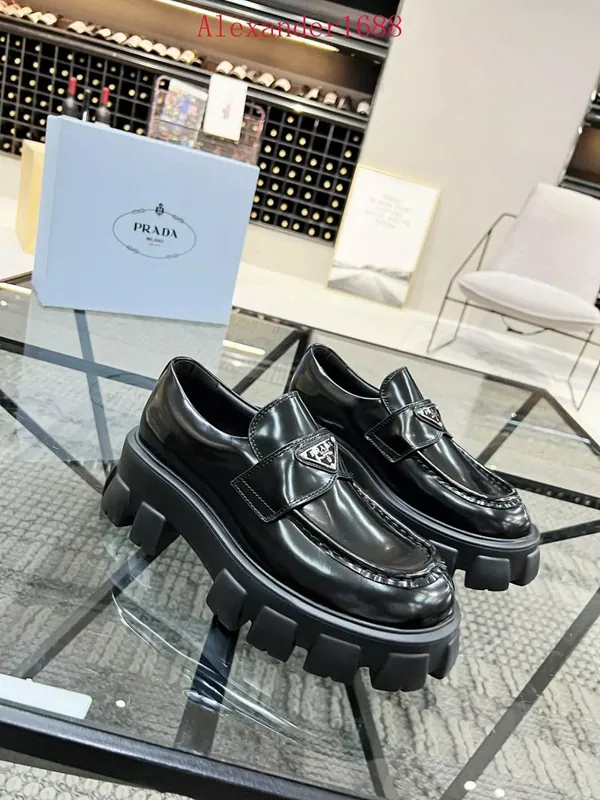 Prada Monolith Loafer Sneakers