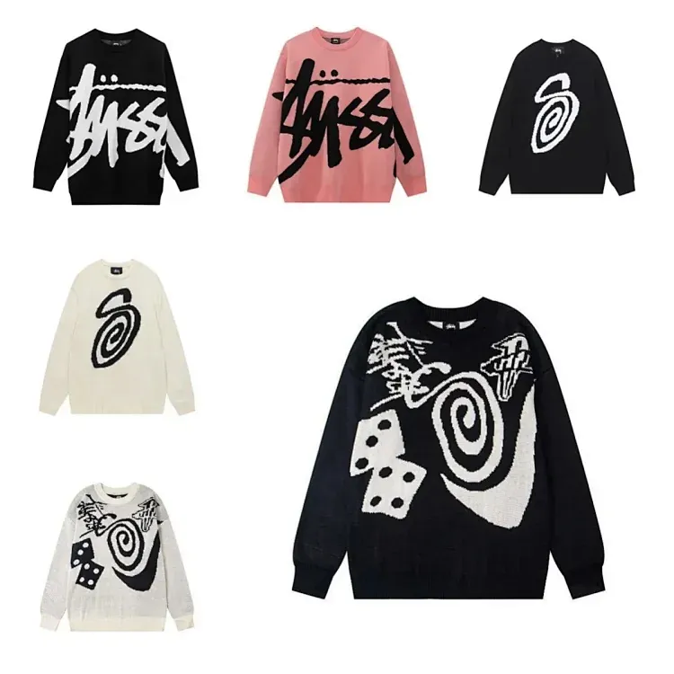 Stussy Script Logo Knit Sweater Collection