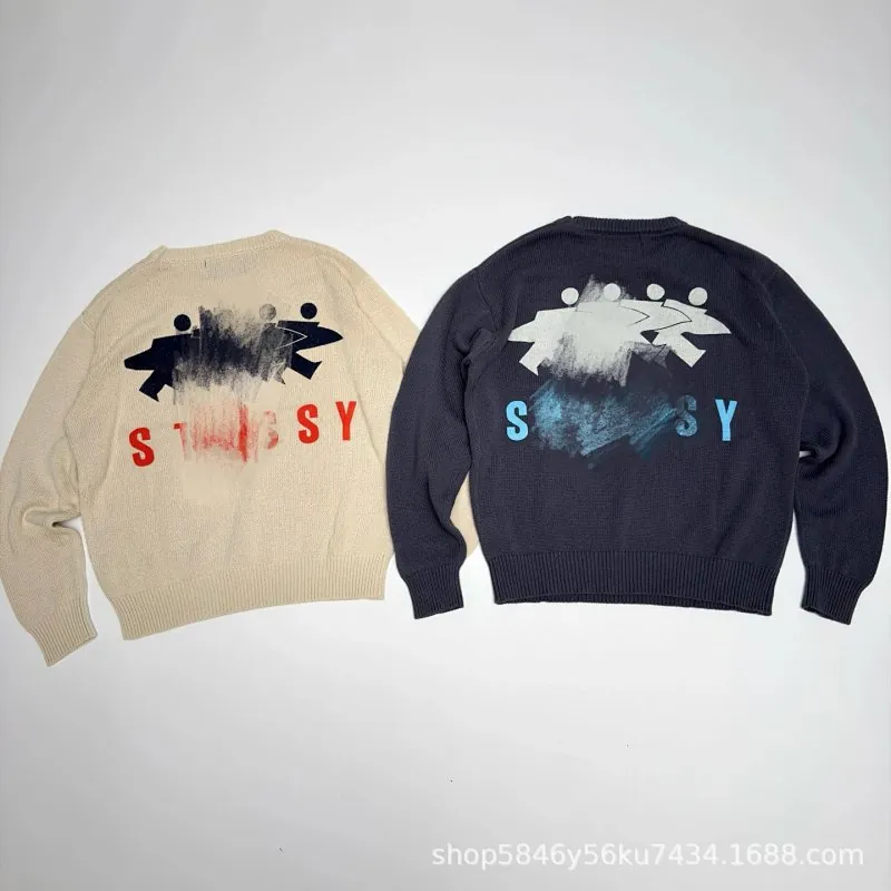 Stussy Logo Knit Sweater Collection