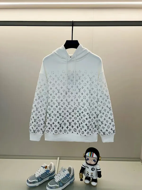 Louis Vuitton Monogram Openwork Zip Hoodie