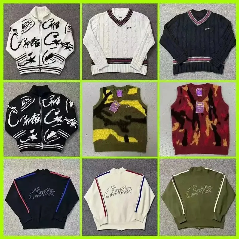 Corteiz Knit Sweater Track Jacket Collection