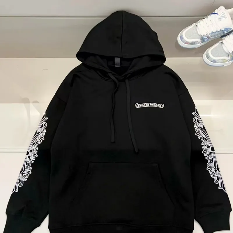 Chrome Hearts Floral Cross Sleeve Hoodie