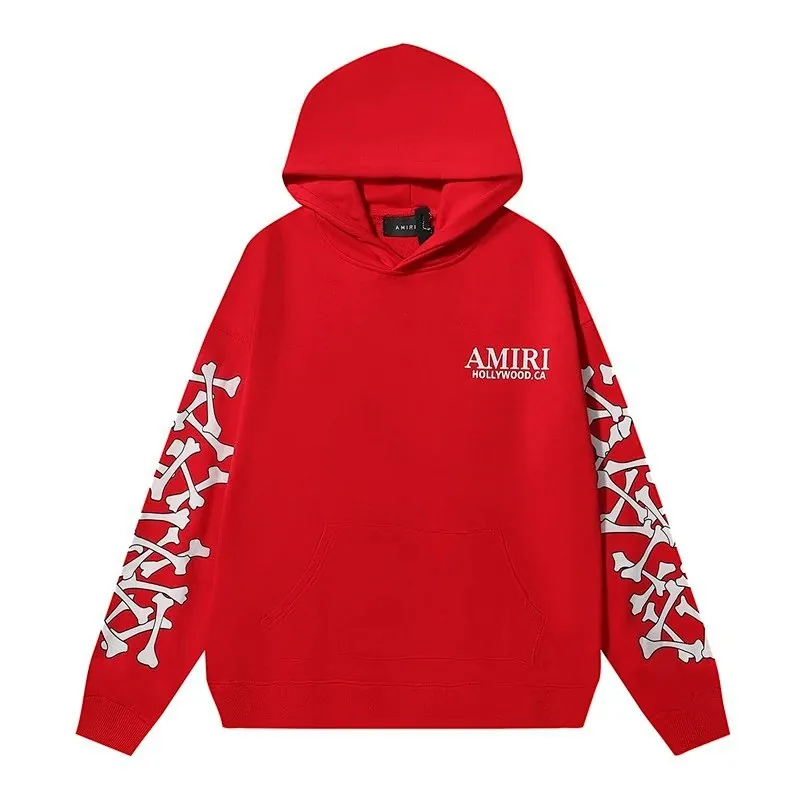 Amiri Hollywood Bones Sleeve Hoodie