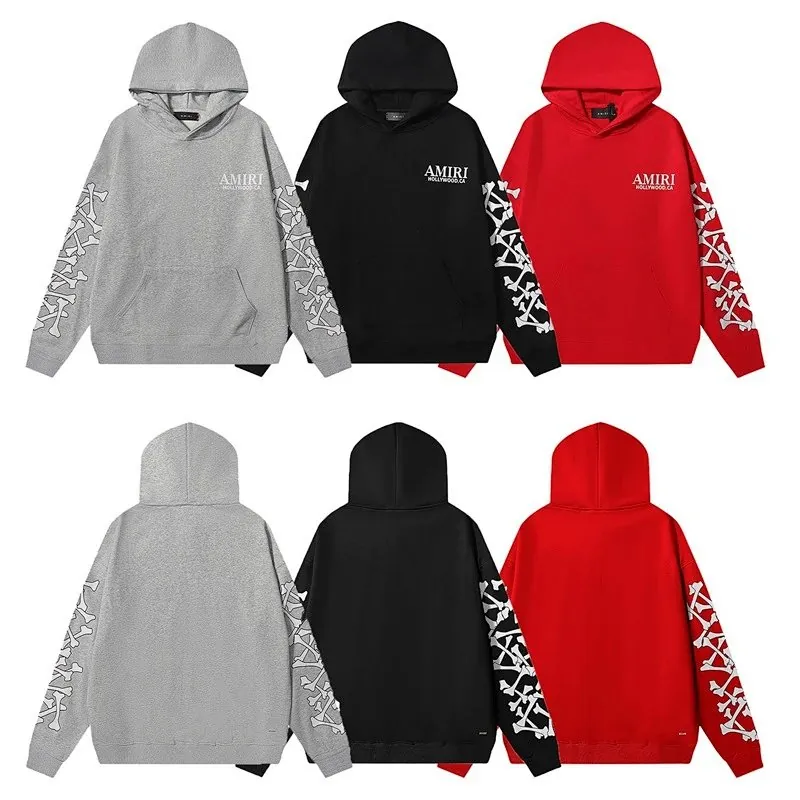 Amiri Bones Sleeve Hoodie