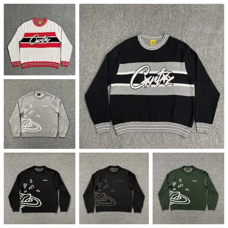 Corteiz Logo Knit Sweater Collection