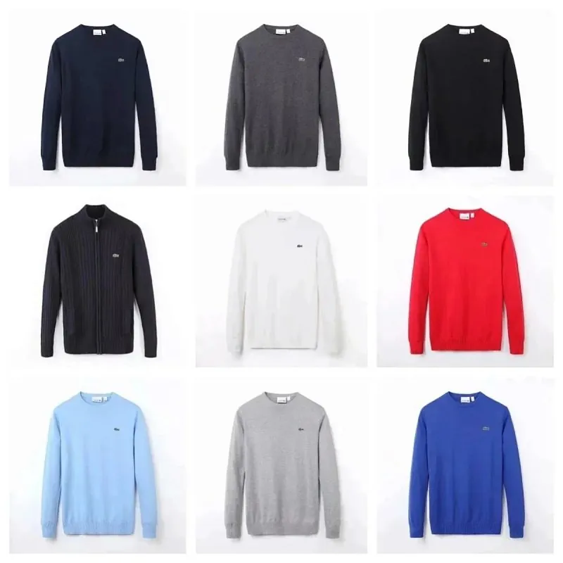 Lacoste Logo Knit Sweater Collection
