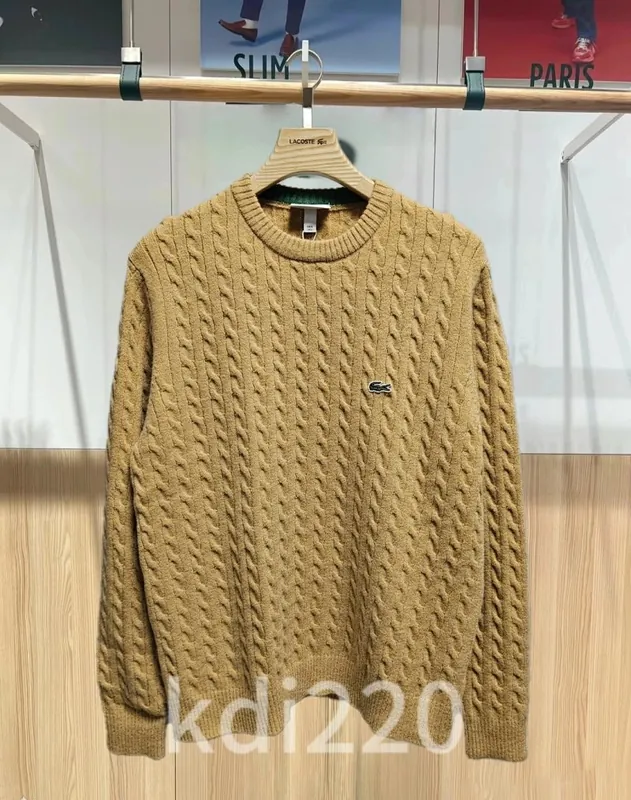 Lacoste Croc Cable Knit Sweater