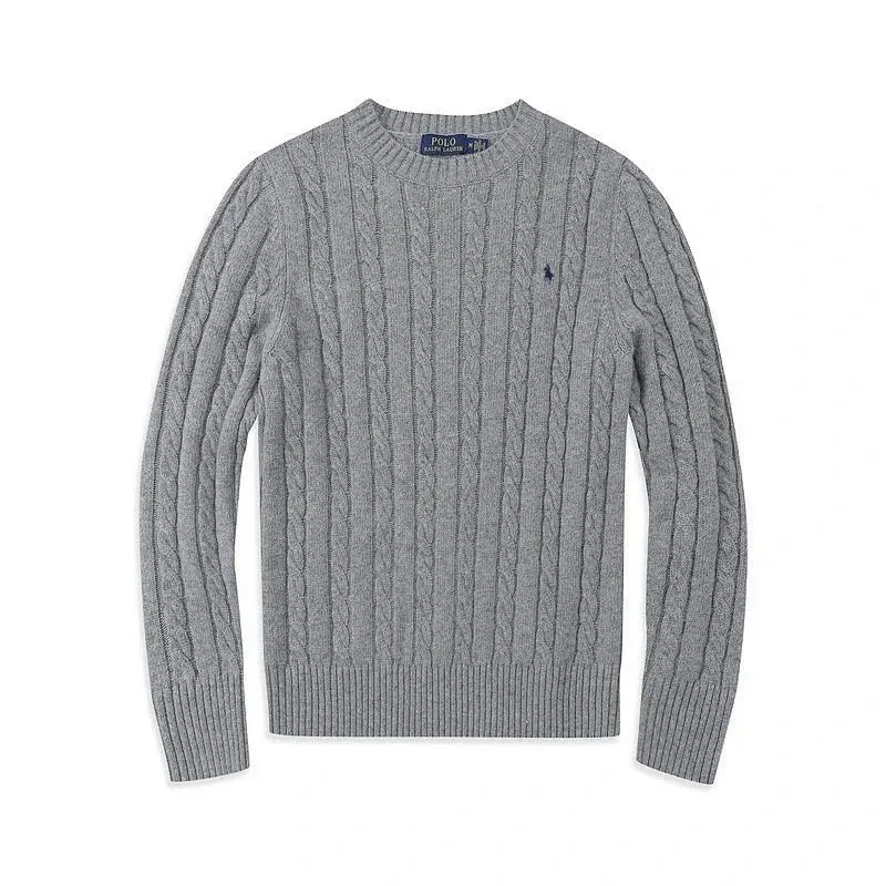 Ralph Lauren Pony Cable Knit Crewneck Sweater