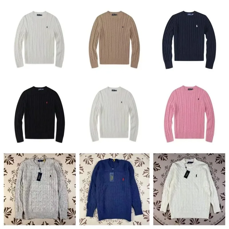 Ralph Lauren Pony Cable Knit Sweater
