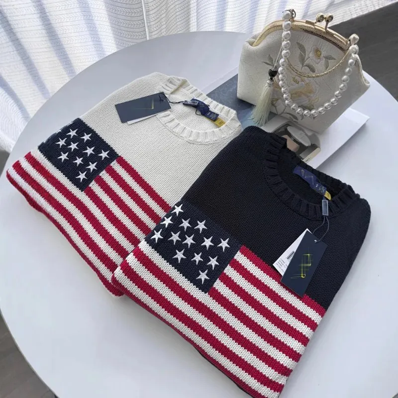 Ralph Lauren American Flag Knit Sweater