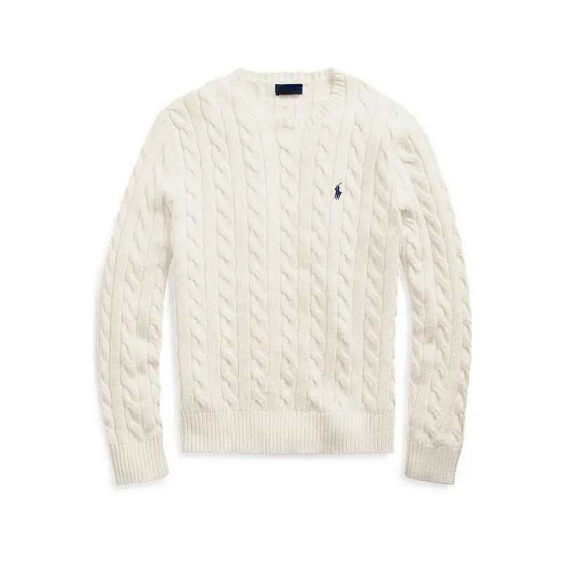 Ralph Lauren Cream Cable Knit Sweater