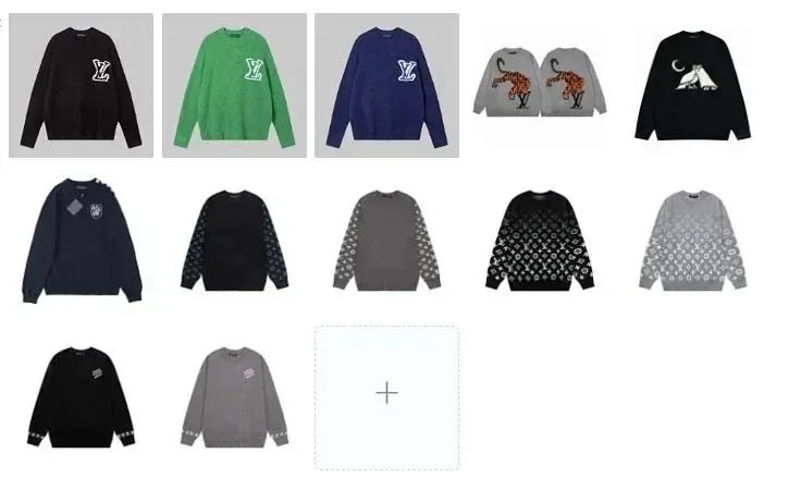 Louis Vuitton Logo Sweatshirt Collection
