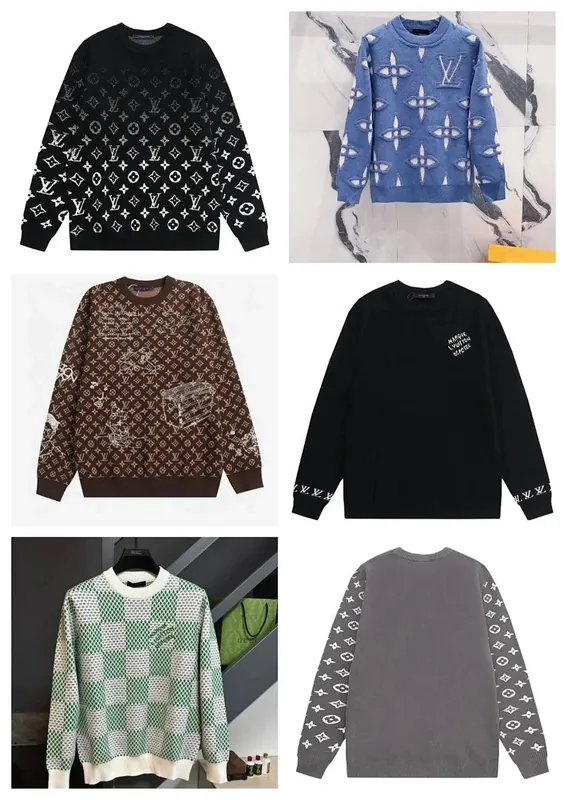 Louis Vuitton Monogram Knit Sweater Collection