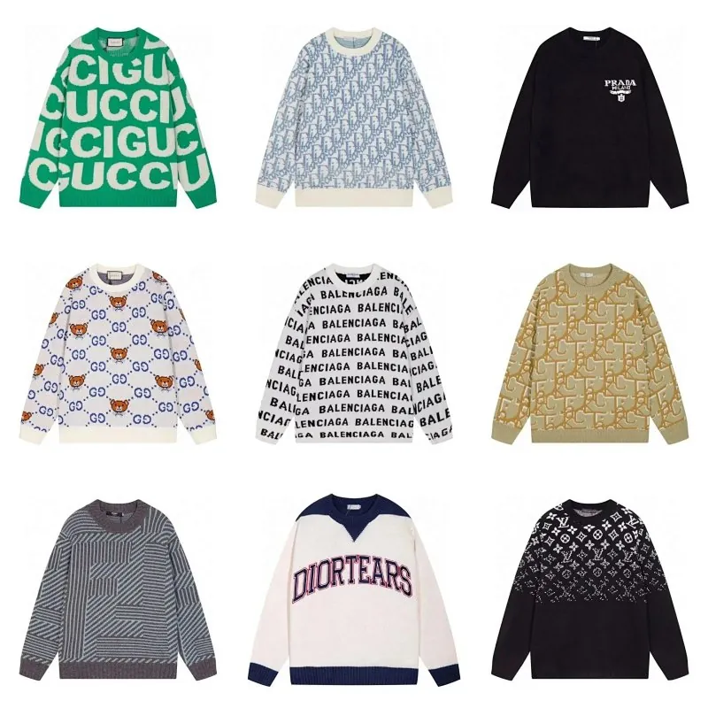 Gucci Logo Knit Sweater Collection