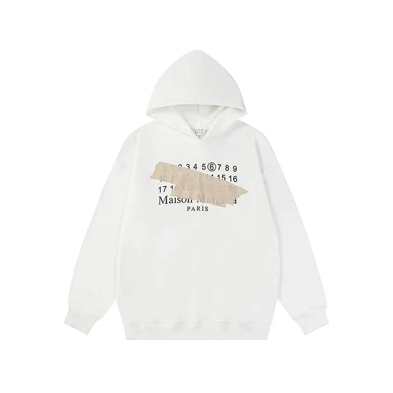Maison Margiela Numbers Logo Hoodie