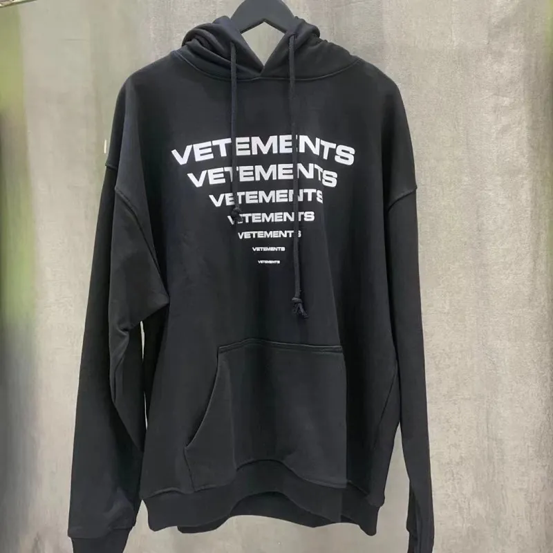 Vetements Repeat Logo Hoodie