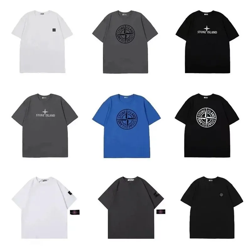 Stone Island Logo Print T-Shirt Collection