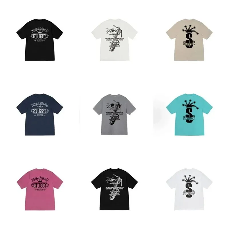 Stussy Snake Print T-Shirt Collection
