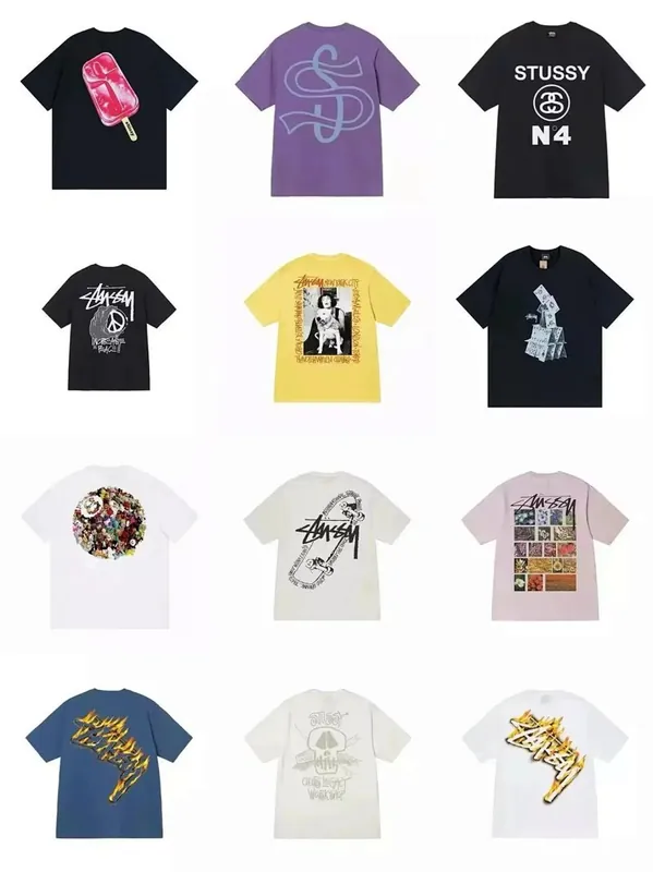 Stussy Graphic Print T-Shirt Collection