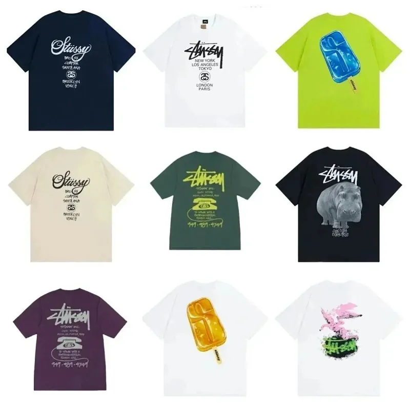 Stussy Graphic Print T-Shirt Collection