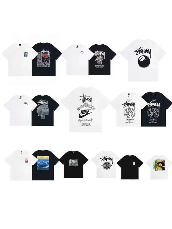 Stussy Graphic Print T-Shirt Collection