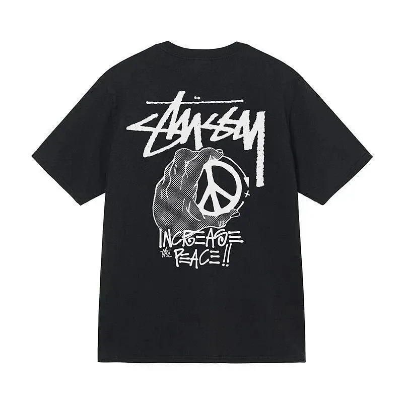 Stussy Peace Hand Print T-Shirt