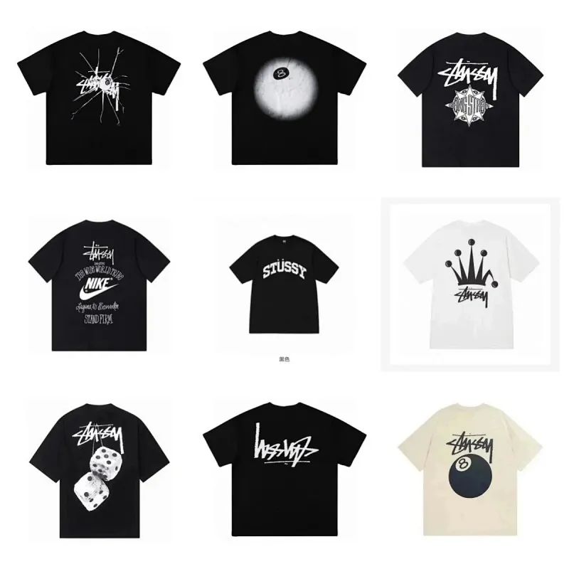 Stussy Graphic Print T-Shirt Collection