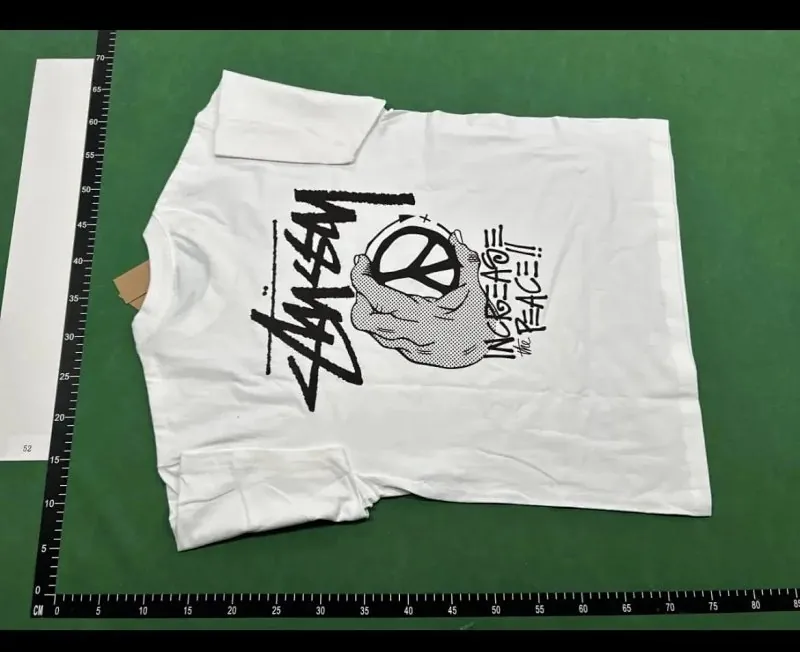 Stussy Peace Hand Print T-Shirt