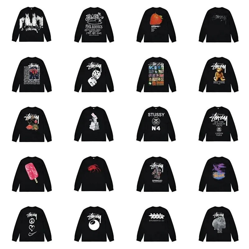 Stussy Long Sleeve T-Shirt Collection