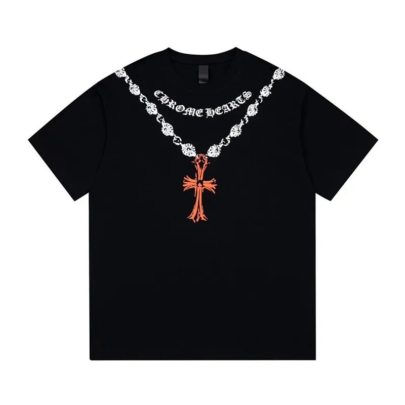 Chrome Hearts Cross Necklace T-Shirt