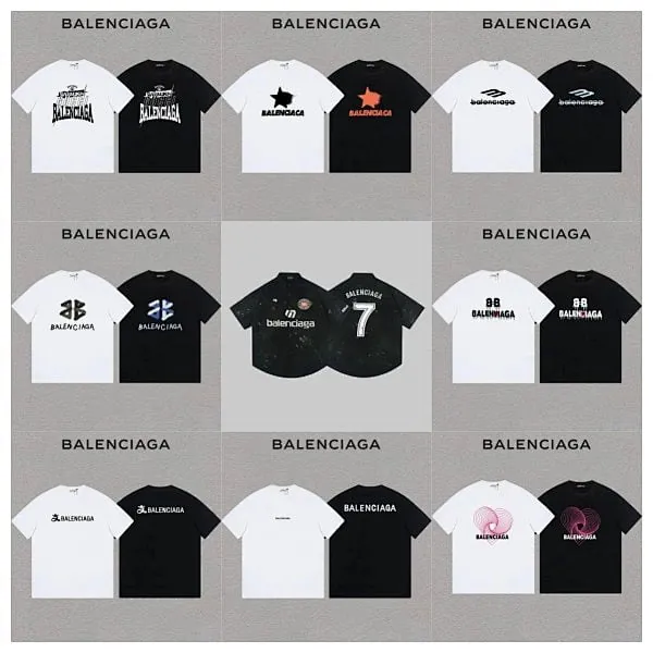 Balenciaga Logo T-Shirt Collection