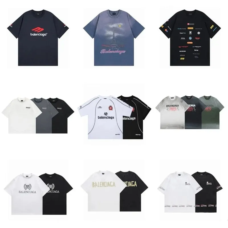 Balenciaga Logo T-Shirt Collection