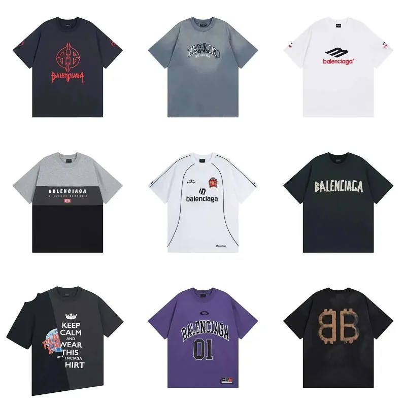 Balenciaga Graphic T-Shirt Collection
