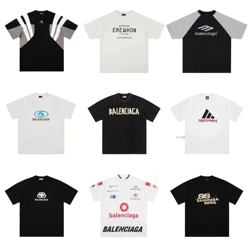Balenciaga Logo T-Shirt Collection