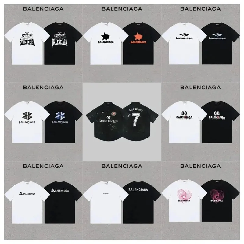 Balenciaga Logo T-Shirt Collection