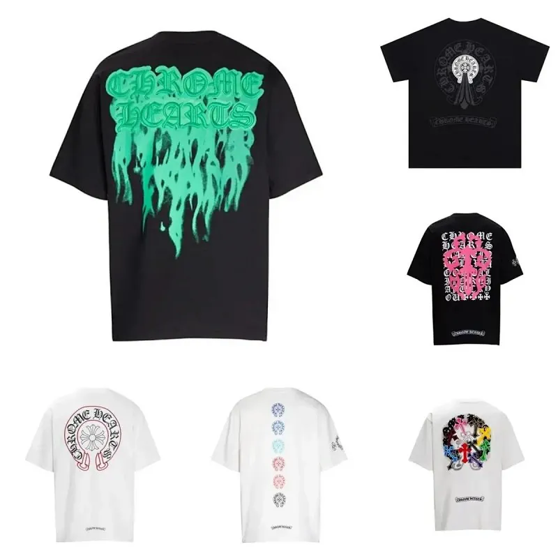 Chrome Hearts Drip Logo T-Shirt Collection