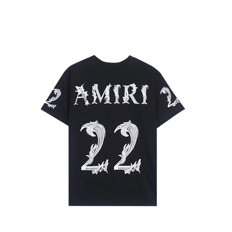 Amiri 22 Bones Back Print T-Shirt