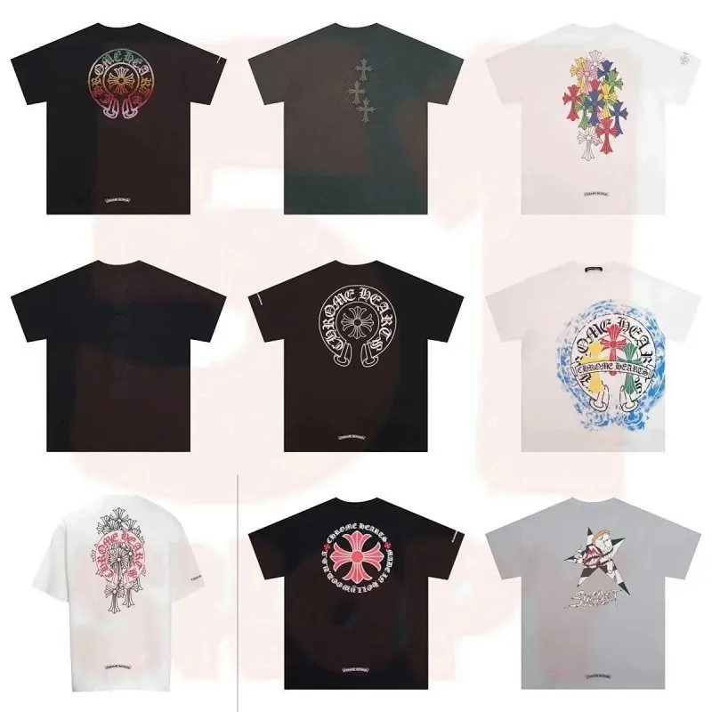 Chrome Hearts Dark Cross Print T-Shirt Collection