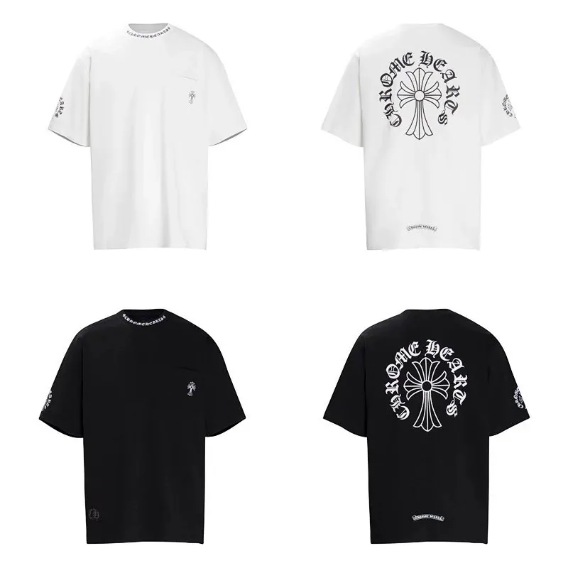 Chrome Hearts Arch Logo Cross Back Print T-Shirt