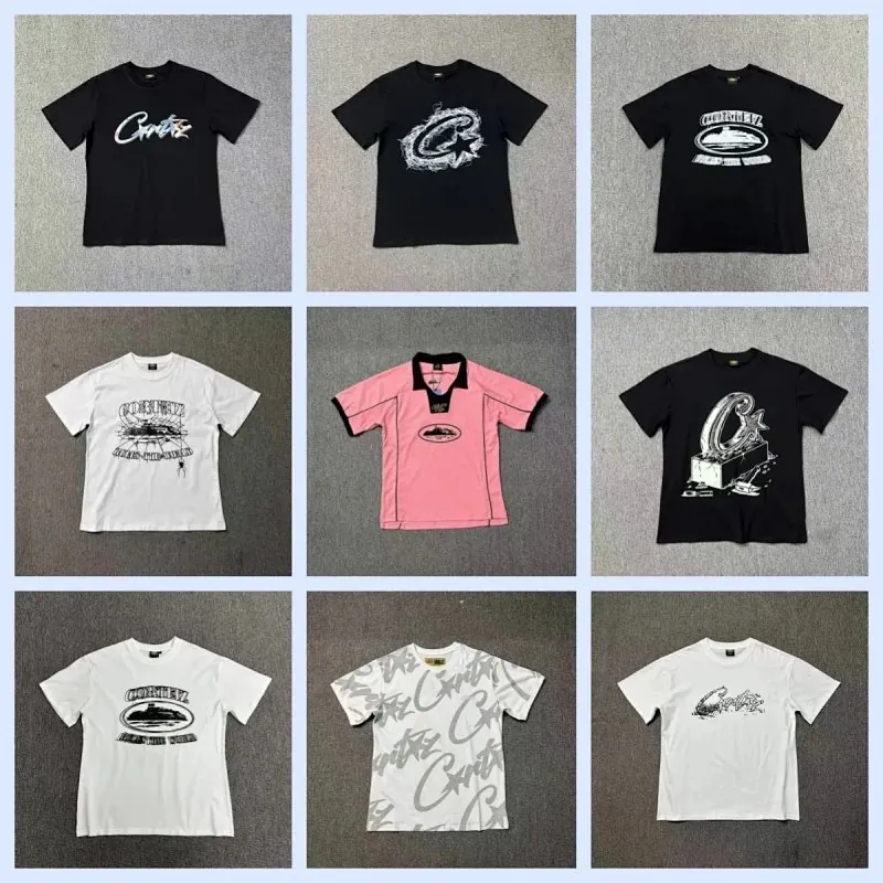 Corteiz Script and Alcatraz Logo T-Shirt Collection