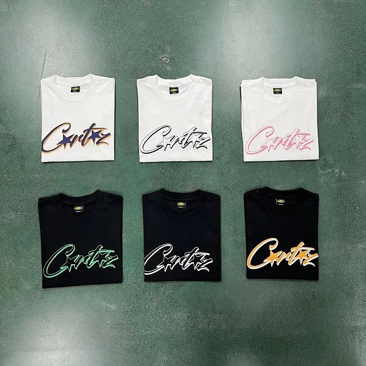 Corteiz Script Logo Print T-Shirt Collection