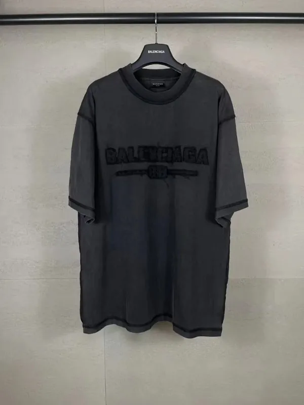 Balenciaga Logo Print Oversized T-Shirt