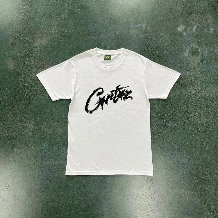 Corteiz Script Logo White T-Shirt