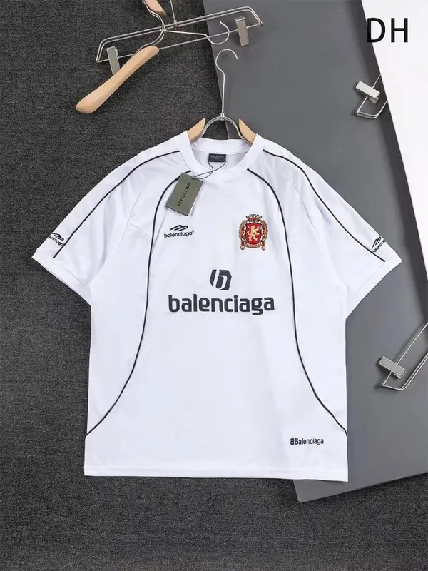 Balenciaga White Football Jersey Shirt