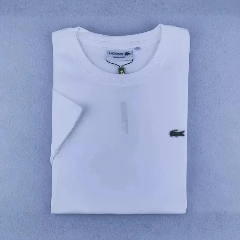 Lacoste Crocodile Logo White T-Shirt