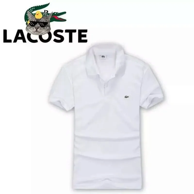 Lacoste Classic White Pique Polo Shirt