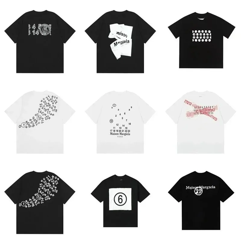 Maison Margiela Numbers Logo T-Shirt Collection