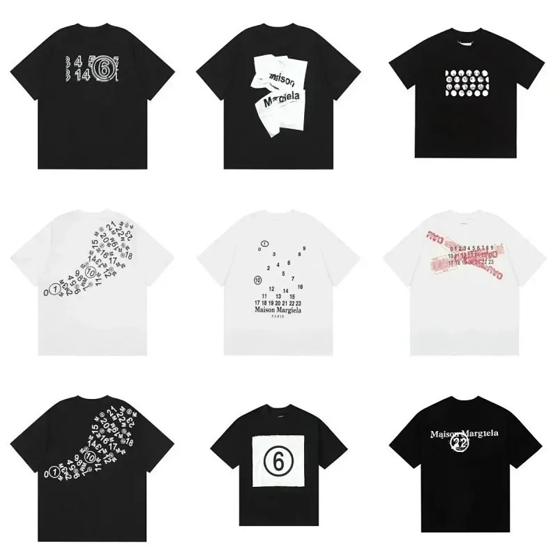 Maison Margiela Circle Six Print T-Shirt Collection