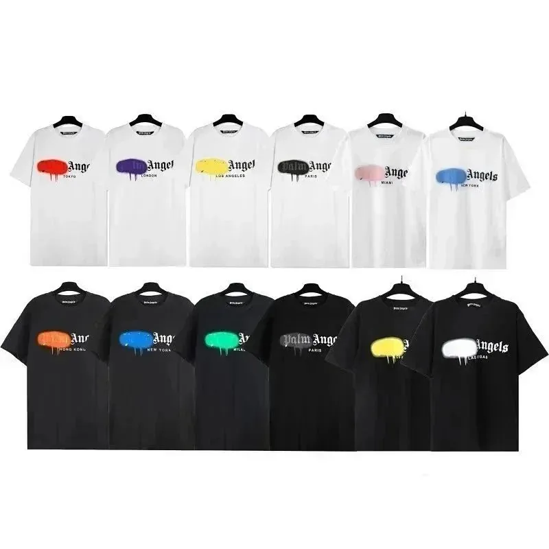 Palm Angels Drip Logo T-Shirt Collection
